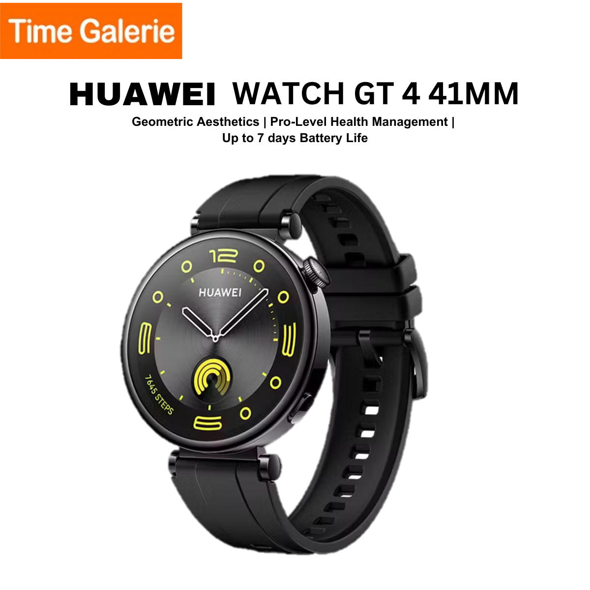 HUAWEI Watch GT4 41mm - Black Color Women Smart Watch